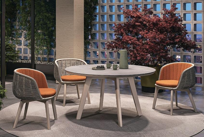 Dining contemporâneo para área externa