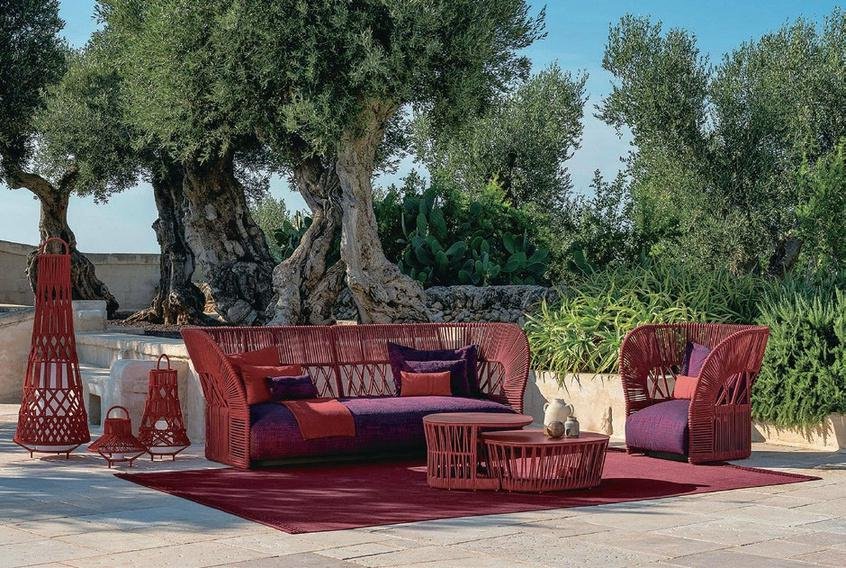 Elemento gourmet contemporâneo para área externa