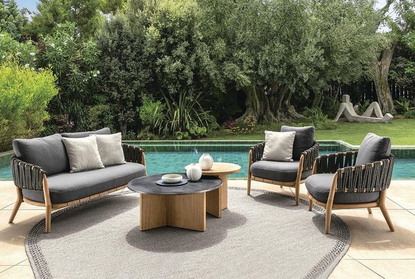 Living externo sofisticado da seleção D.LUXO